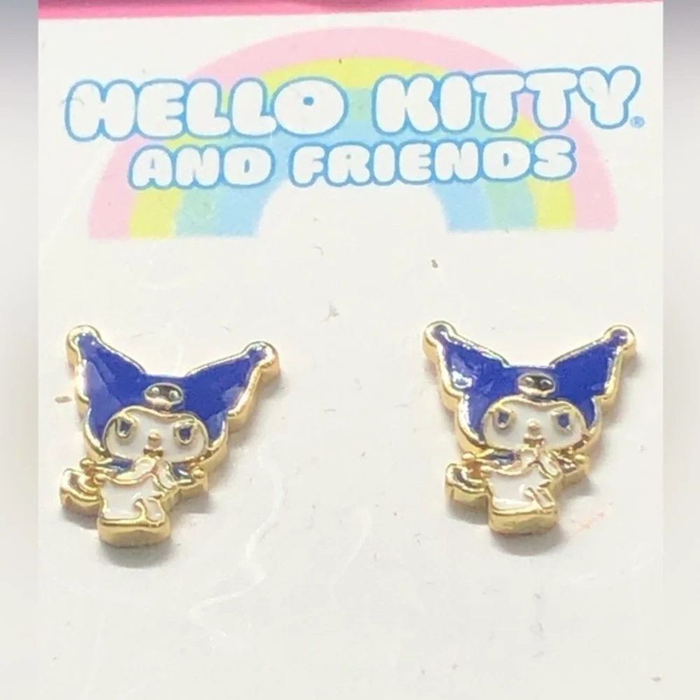 Hello Kitty & Friends Kuromi stud earrings new‎